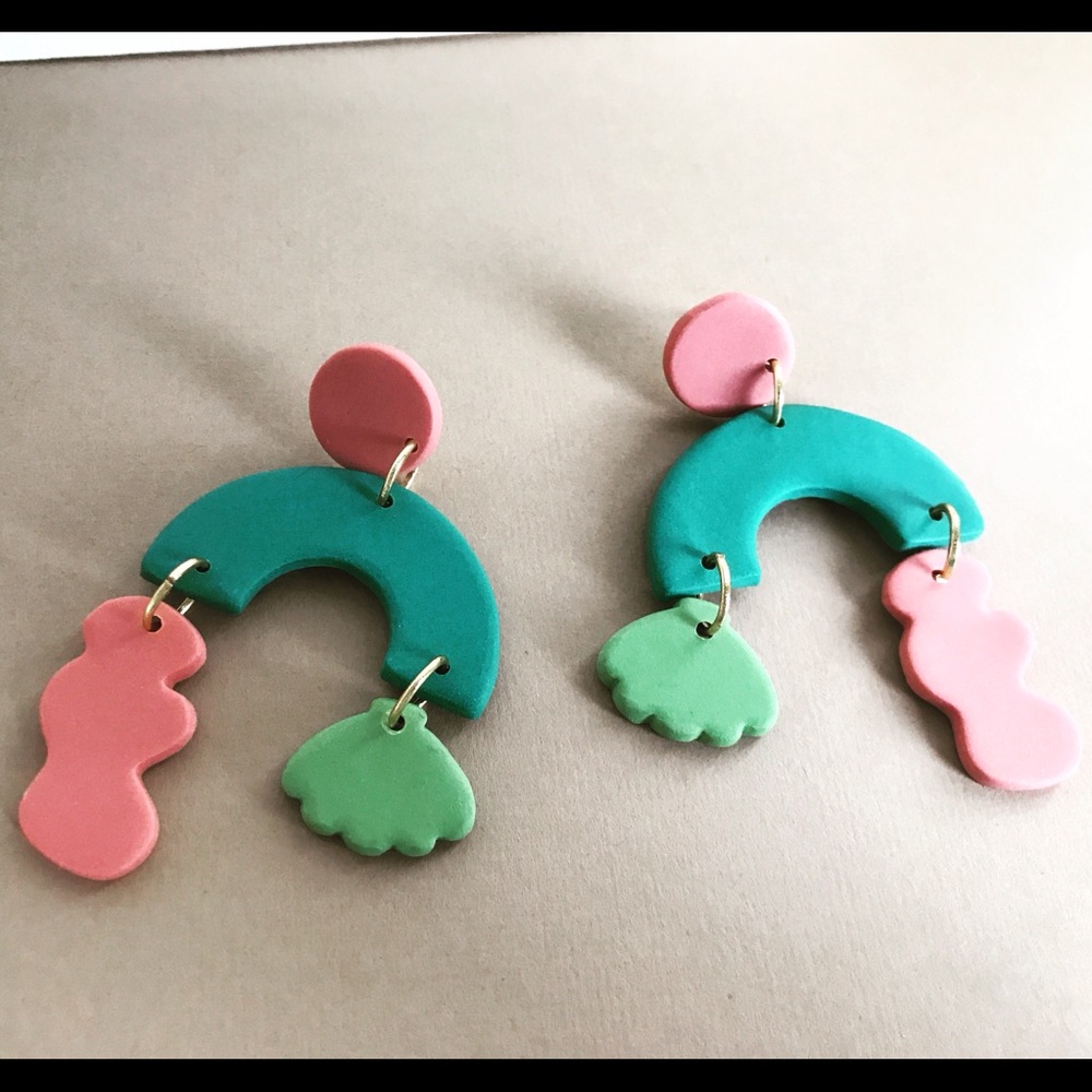 Handcrafted Polymer Clay Earrings